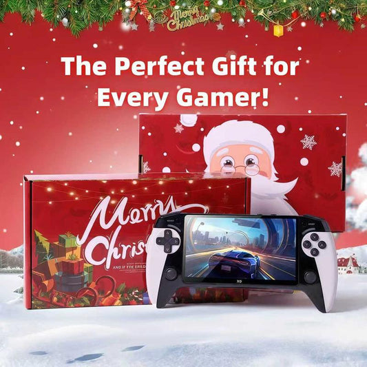 Portable Retro Game Console with 5.5-Inch Large Screen, Supports 10 Emulators, Ultra HD Graphics, Ideal Gift for Birthday, Father’S Day & Christmas