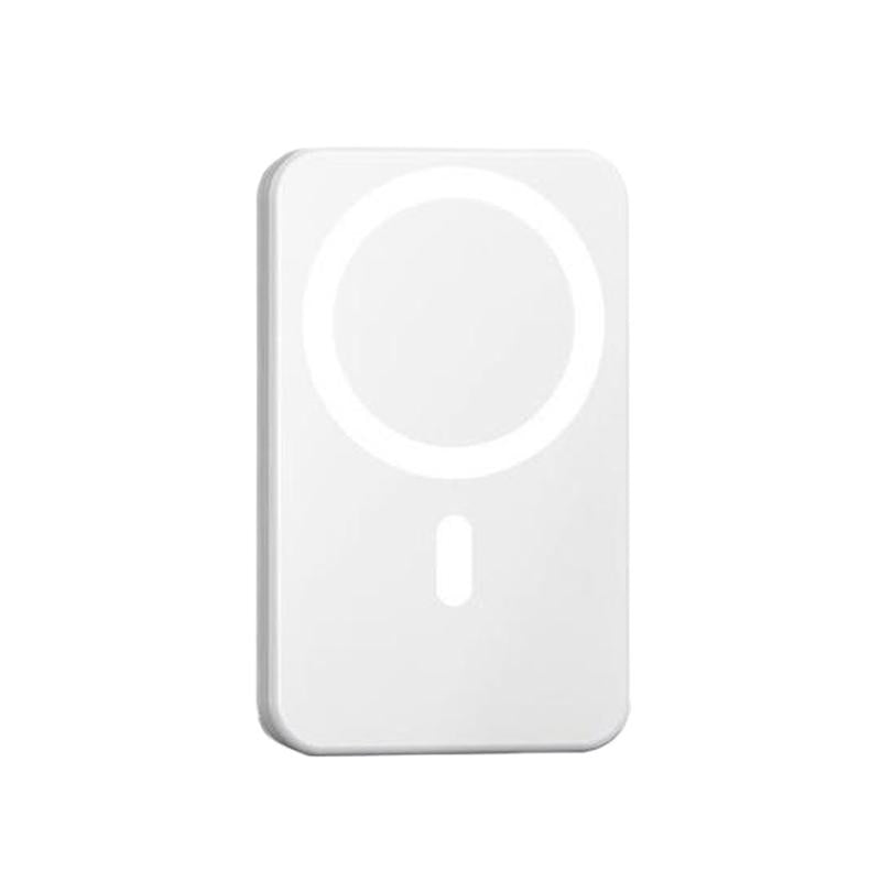 Magnetic Power Bank,5000Mah Portable Charger,Fast Charging for Iphone 17/16/15/14/13/12 Pro/Pro Max/Plus,White Magsafe Wireless Battery