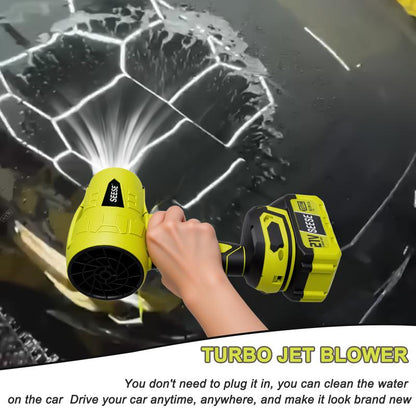 SEESE Turbo Jet Blower,Leaf Blower, Violent Turbo Fan, Pure Copper Motor,Car Drying after Wash, Handheld Snow Blower,Cordless Turbo Power Air Duster,Home Improve,Garden Mainte Perfect Christmas & New Year Gift Idea